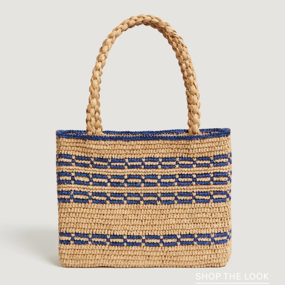 ISO Rouje Straw Basket Bag